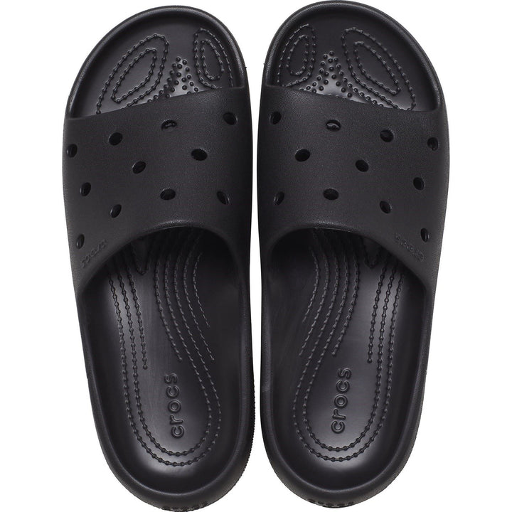 Men's Crocs 209401 Classic Slipper in Black - Image 1
