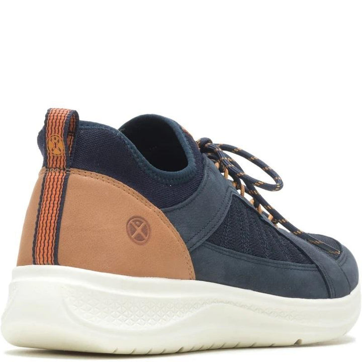 Men's Wide Fit Hush Puppies Elevate Trainers in Navy - Image 1