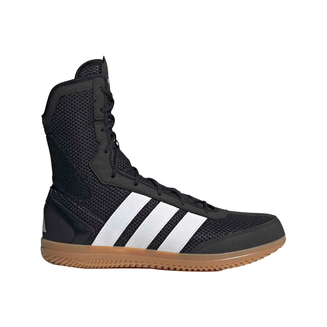 Men's Wide Fit Adidas Boxing Hog Boots in Black - Image 2