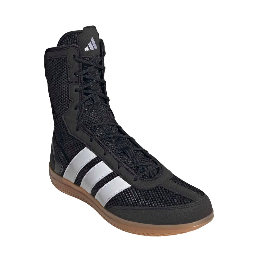 Men's Wide Fit Adidas Boxing Hog Boots in Black - Image 3