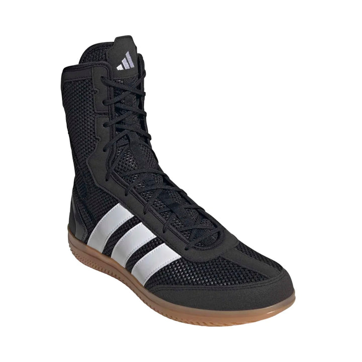 Men's Wide Fit Adidas Boxing Hog Boots in Black - Image 1