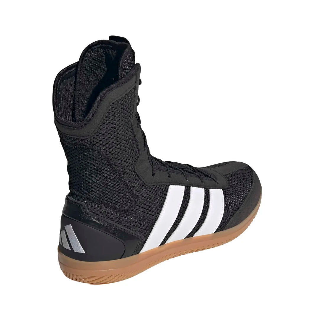 Men's Wide Fit Adidas Boxing Hog Boots in Black - Image 4