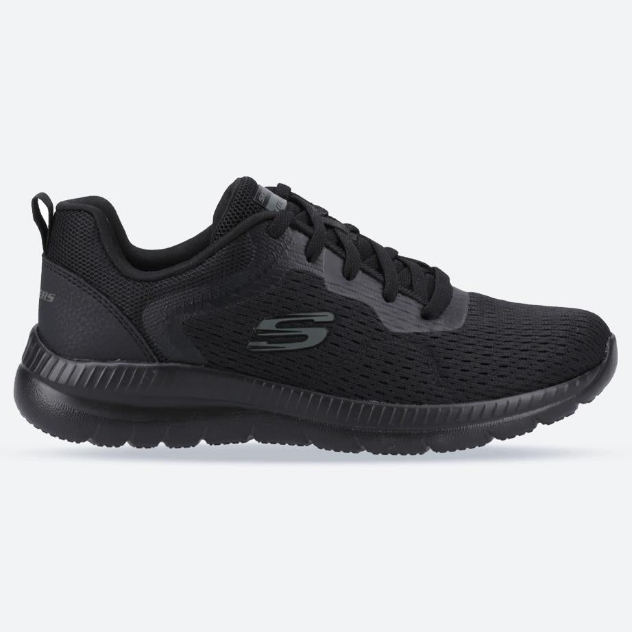 Women's Wide Fit Skechers 12607 Bountiful Quick Path Trainers in Black - Image 1