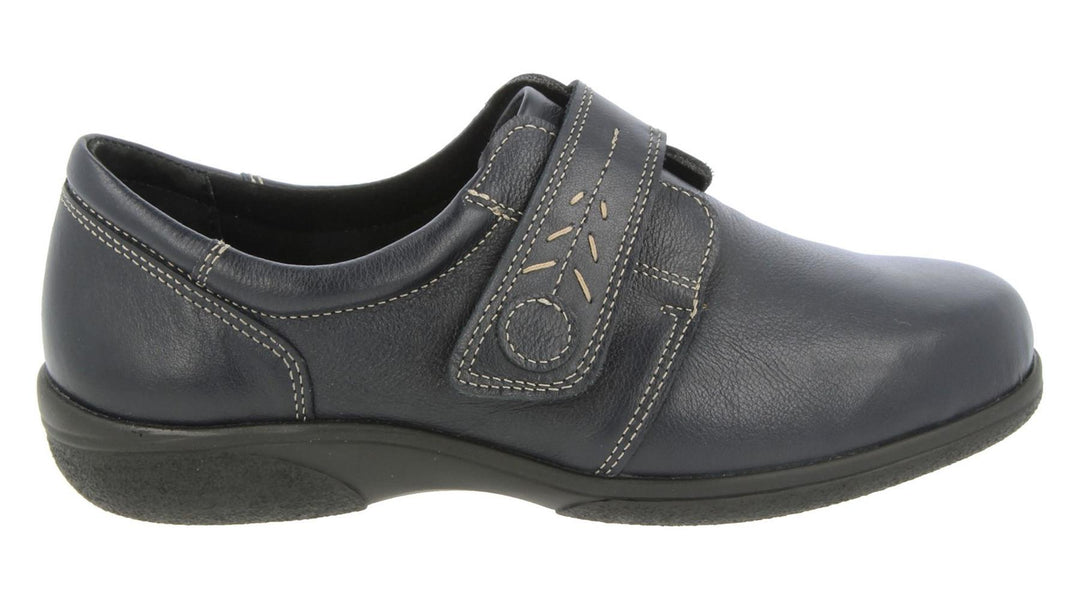 Womens Wide Fit DB Rory Shoes in Black - Image 7