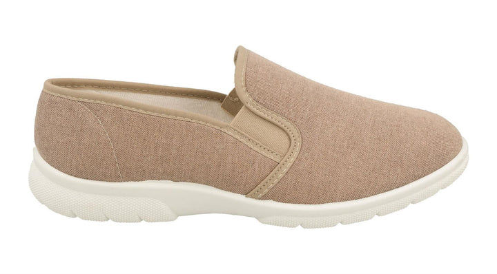 Mens Wide Fit DB Arnold Canvas in Denim Blue - Image 1