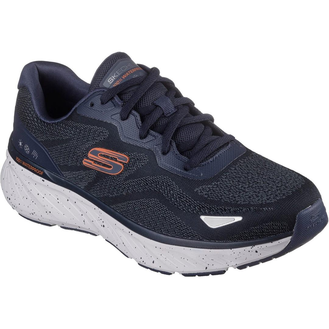 Men's Relaxed Fit Skechers 232842 Waterproof Edgeride Konzo Trainers in Black - Image 8