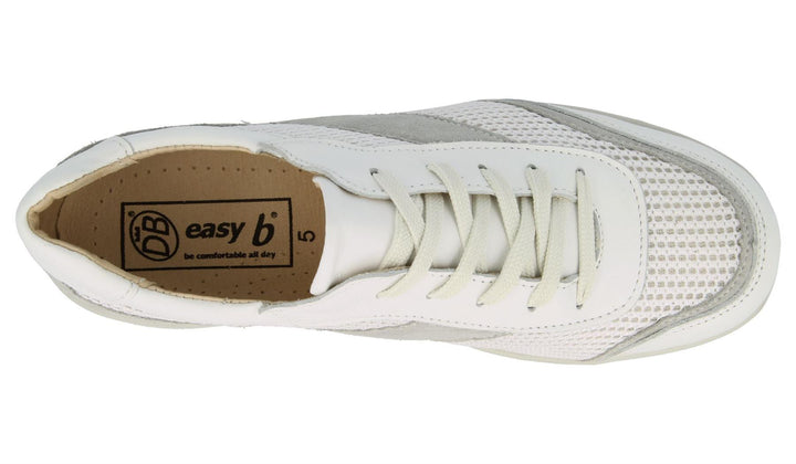Women's Wide Fit DB Echo Canvas Trainers in Black - Image 1
