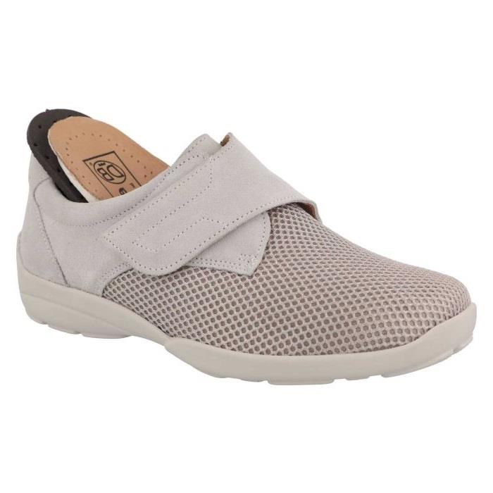 Women's Wide Fit DB Solitaire Trainers in Black Stretch / Black Suede - Image 1