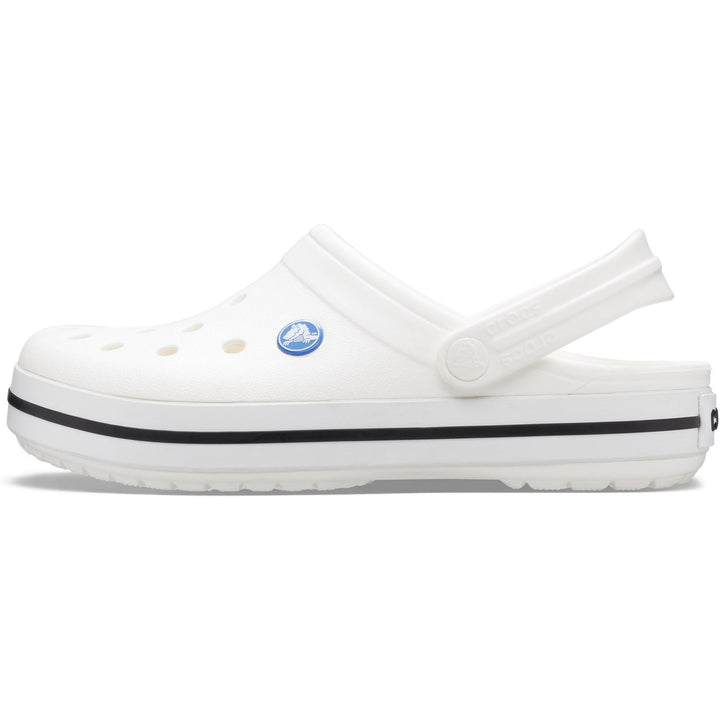 Men's Crocs 11016 Crocband Clog Sandals in White - Image 1