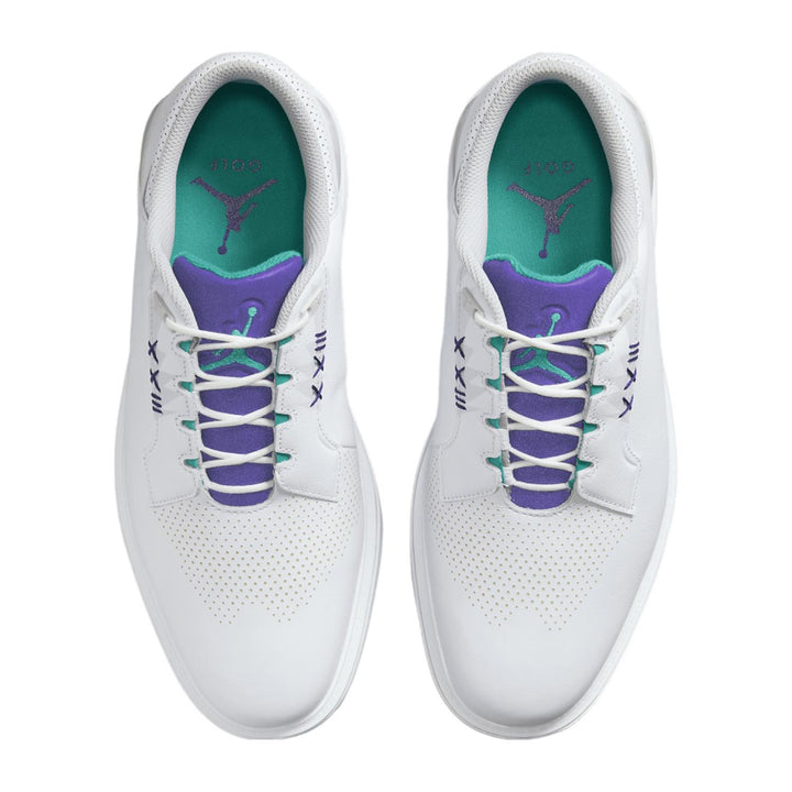 Men's Wide Fit Nike FQ7874-100 Jordan Adg 5 Waterproof Golf Shoes in White - Image 1