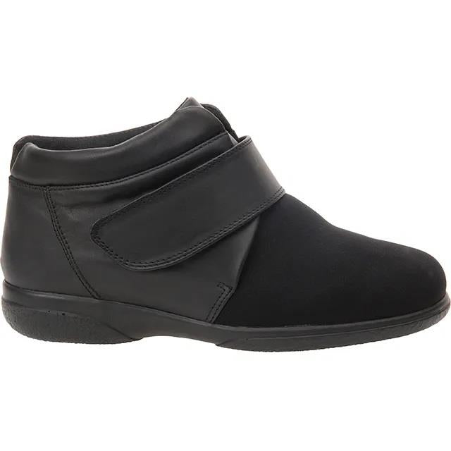 Women's Wide Fit Cosyfeet Julia Ankle Boots in Black - Image 1