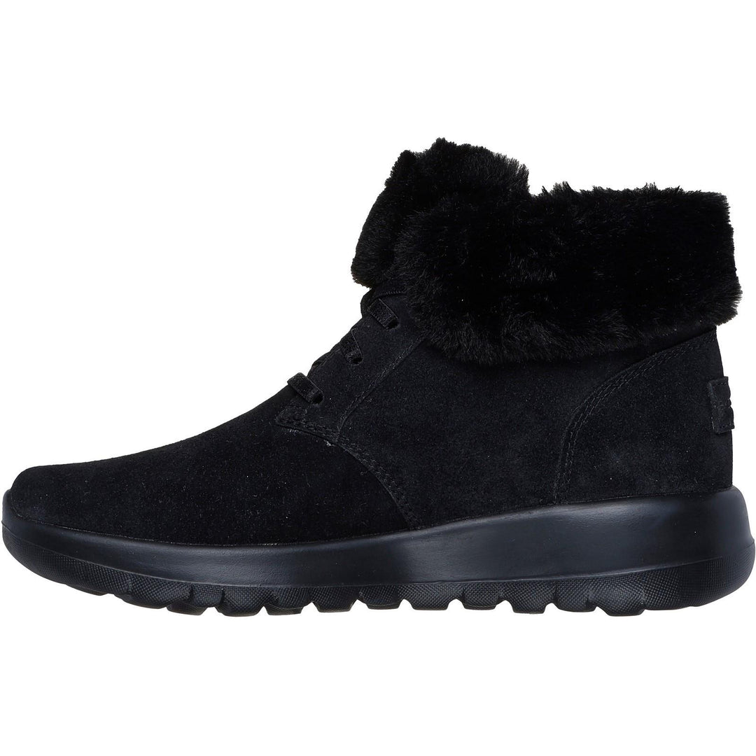 Women's Wide Fit Skechers 144334 On The Go Joy Boots in Black - Image 4