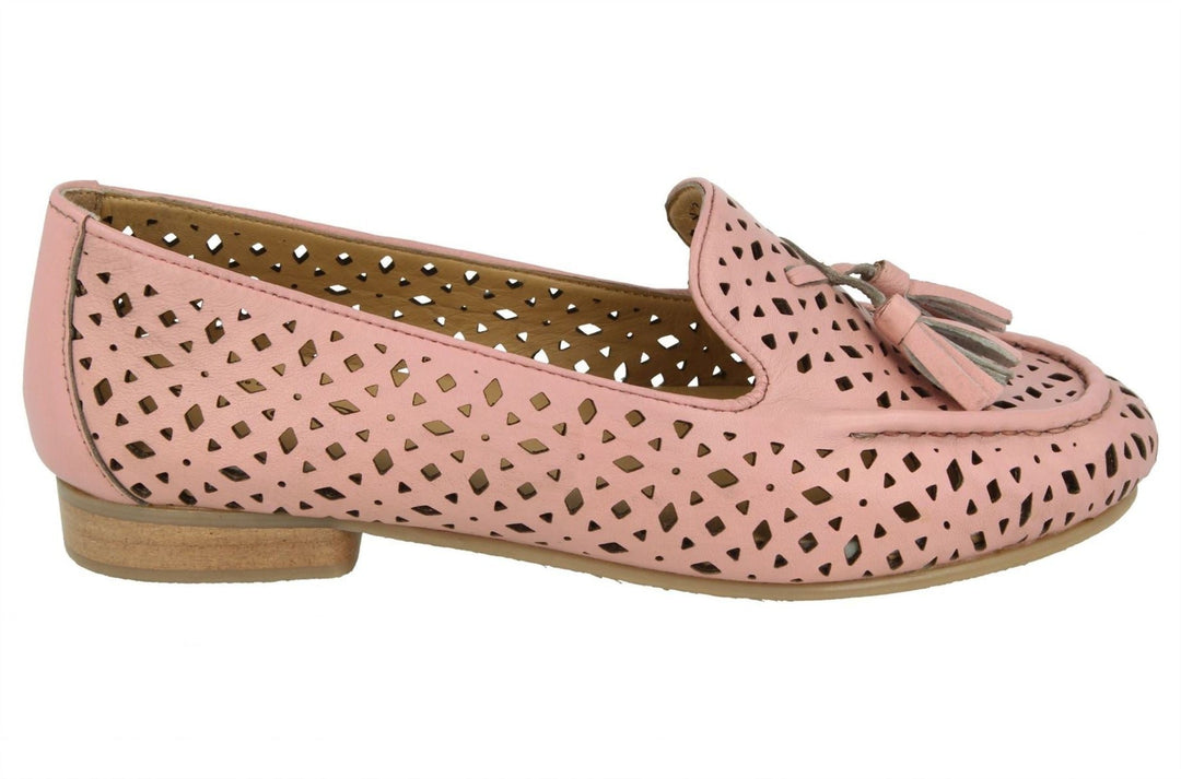 Womens Wide Fit DB Driffield Shoes in Navy - Image 7