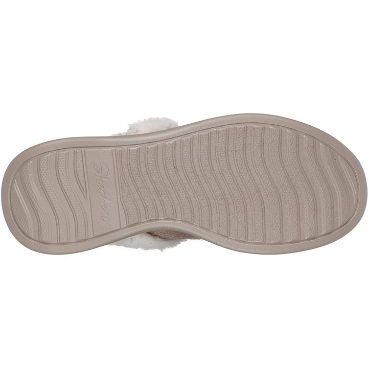 Women's Wide Fit Skechers 168114 Slip-ins Cozy Escape Slippers in Chestnut - Image 1