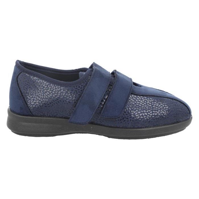 Women's Wide Fit DB Moon Wide Fit Shoes in Black Stretch - Image 1