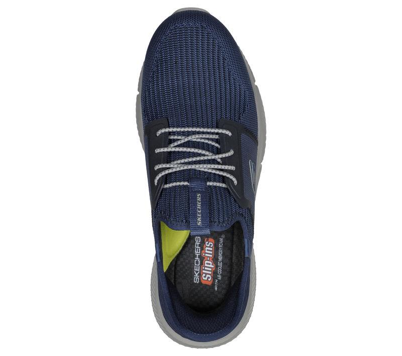 Men's Wide Fit Skechers 210609 Slip-ins RF Ingram Brackett Trainers in Navy - Image 5
