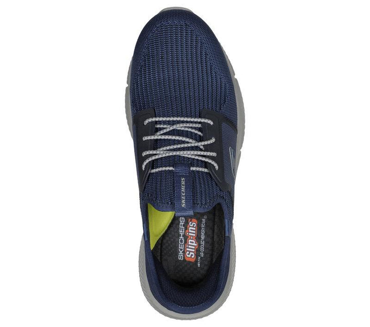 Men's Wide Fit Skechers 210609 Slip-ins RF Ingram Brackett Trainers in Navy - Image 1