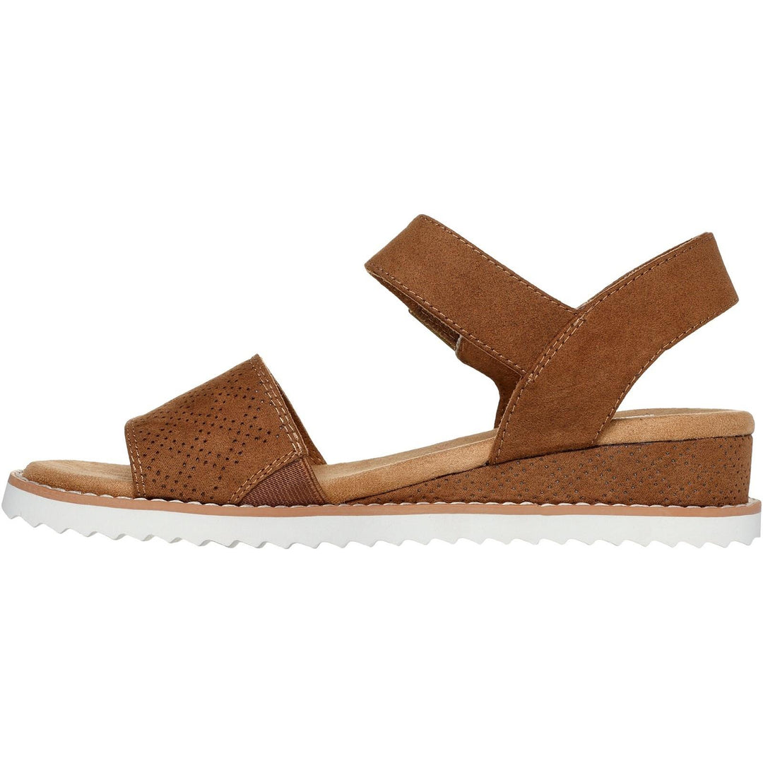 Women's Wide Fit Skechers 114147 Bobs Desert Kiss Serendipitous Sandals in Olive - Image 11