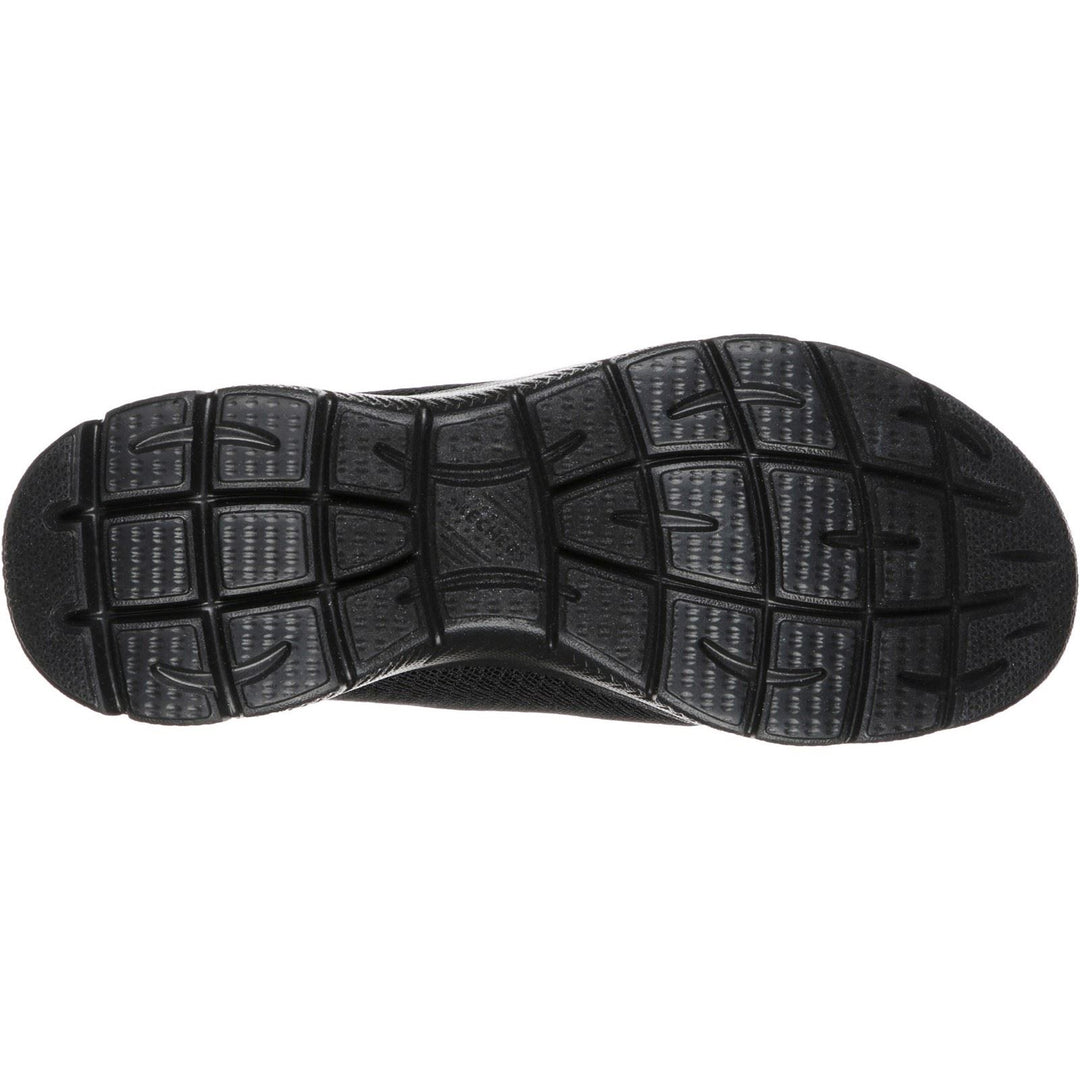Women's Wide Fit Skechers 12980 Summits Sports Trainers in Black - Image 5