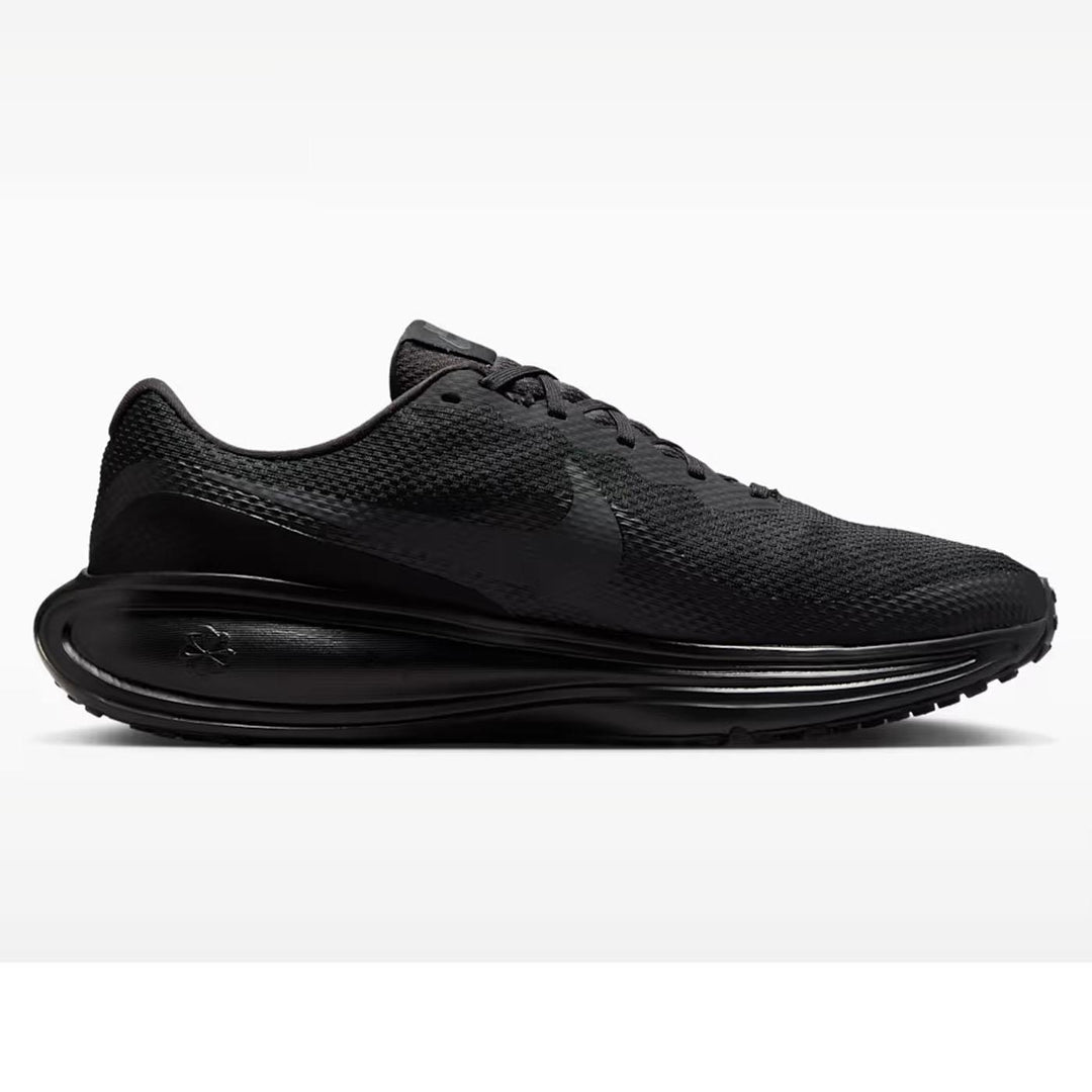 Women's Wide Fit Nike HQ1996-004 Revolution 8 Running Trainers in Black/Anthracite - Image 2