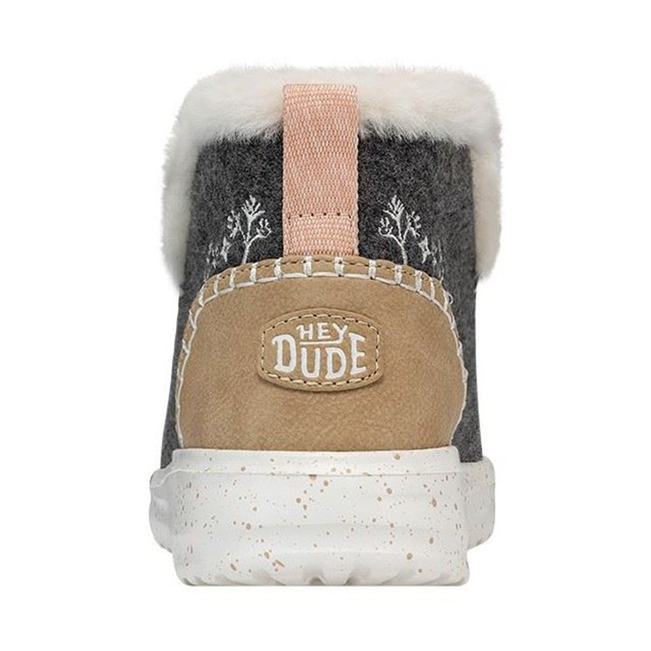 Women's Heydude 40208 Denny Wool Faux Shearling Ankle Boots in Grey - Image 1