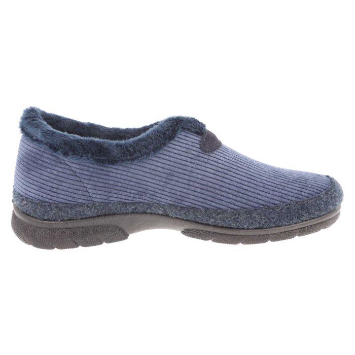 Men's Wide Fit DB Kelvin Slippers in Black Textile - Image 9