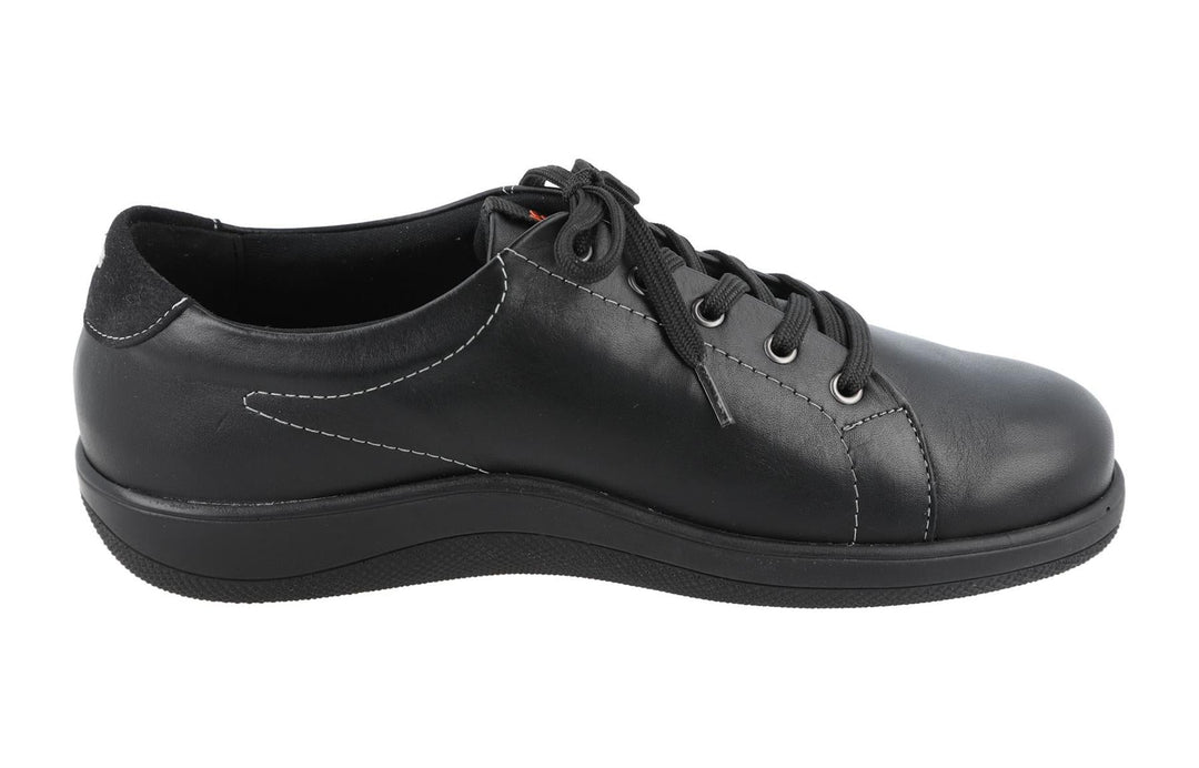 Women's Wide Fit DB Taylor Shoes in Black - Image 4