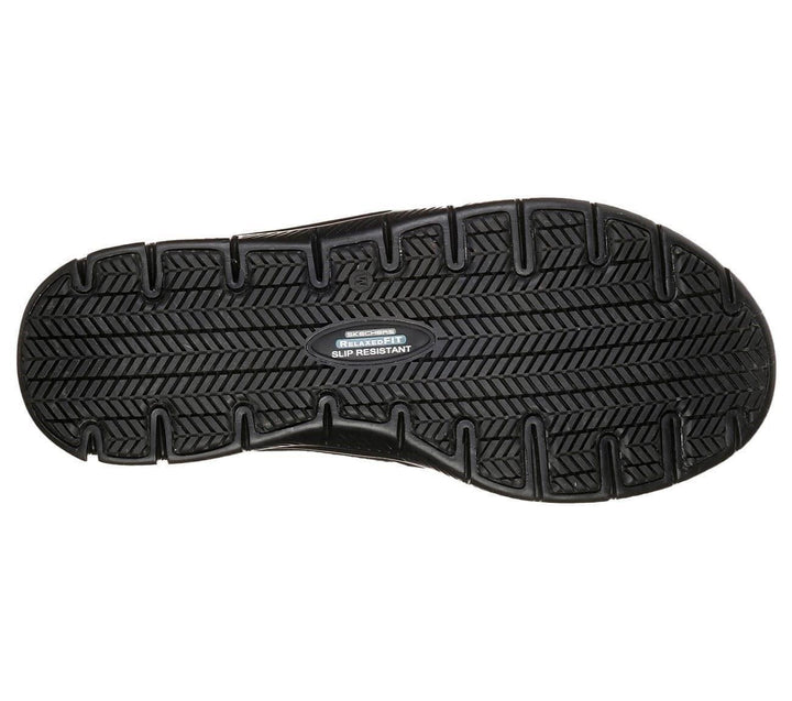 Women's Wide Fit Skechers 76580EC Cozard SR Occupational Trainers in Black - Image 1
