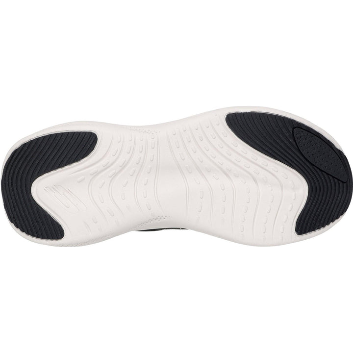 Women's Wide Fit Skechers 150565 Slip-ins Skech Cloud Plush Horizon Trainers in Black/White - Image 1