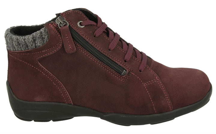 Womens Wide Fit DB Andes Boots in Black - Image 1