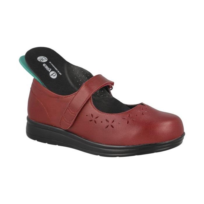Women's Wide Fit DB Liskeard Shoes in Black Leather - Image 1
