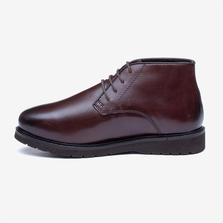 Men's Wide Fit Tredd Well William 22757 Leather Dress Boots in Brown - Image 1