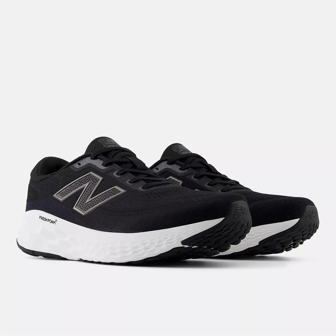 Men's Wide Fit New Balance MEVOZLK4 Running Trainers - Fresh Foam in Black/White - Image 3