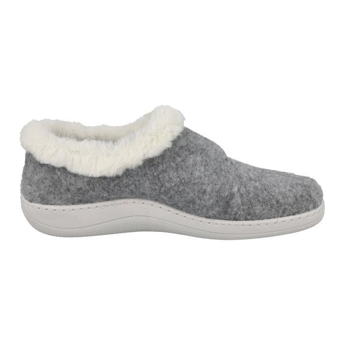 Women's Wide Fit DB Talala Slippers in Navy Felt - Image 5