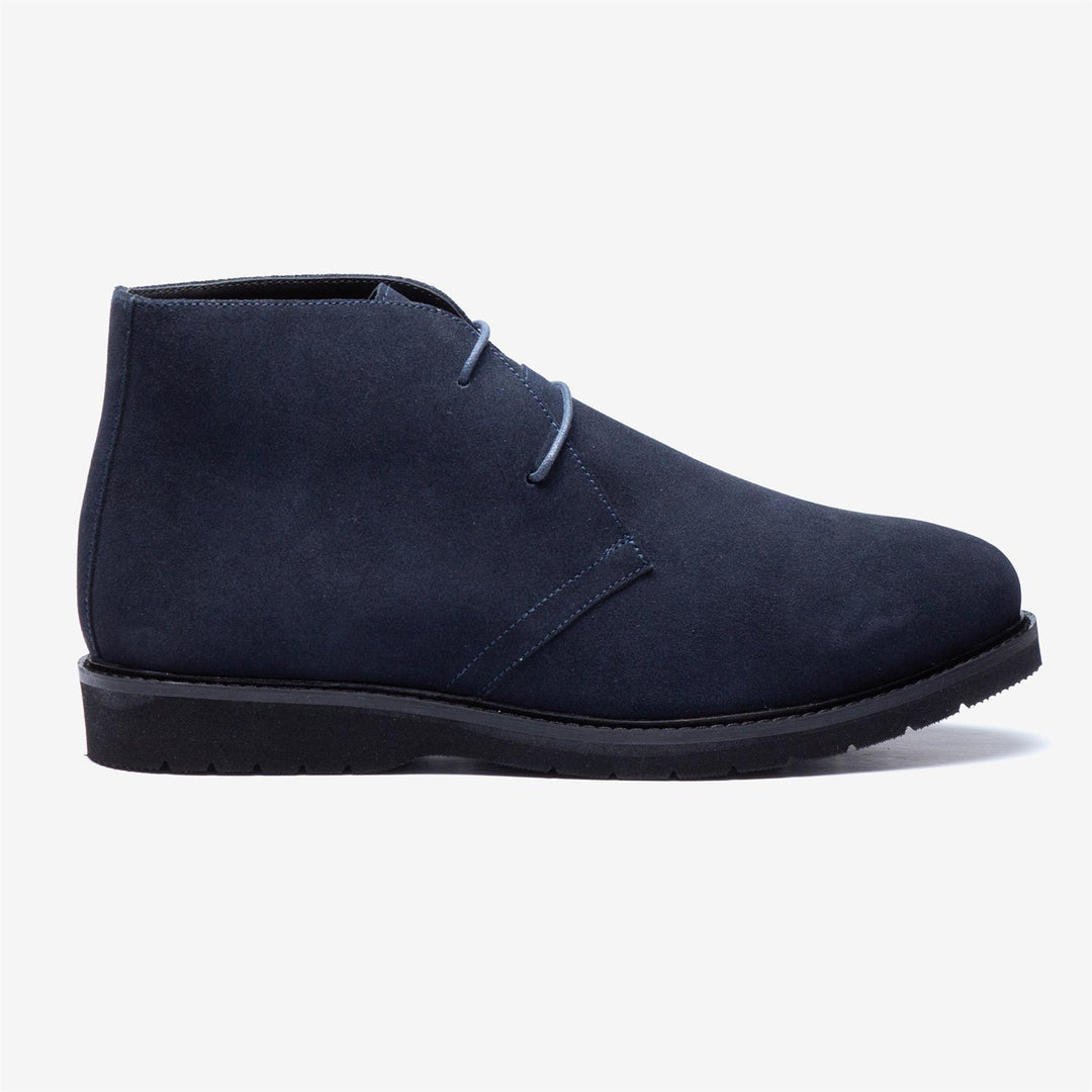 Men's Wide Fit Tredd Well William 22760 Navy Suede Dress Boots in Navy - Image 2