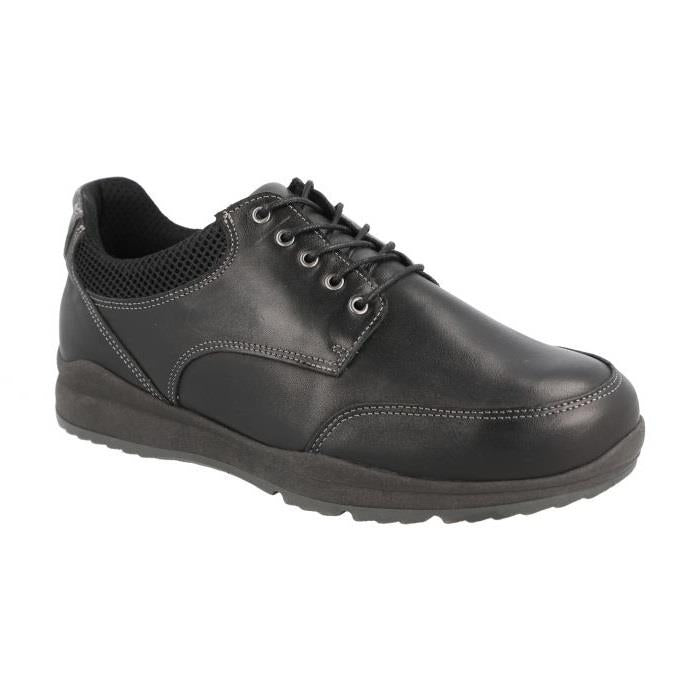 Men's Wide Fit DB Constantine Shoes in Black - Image 1