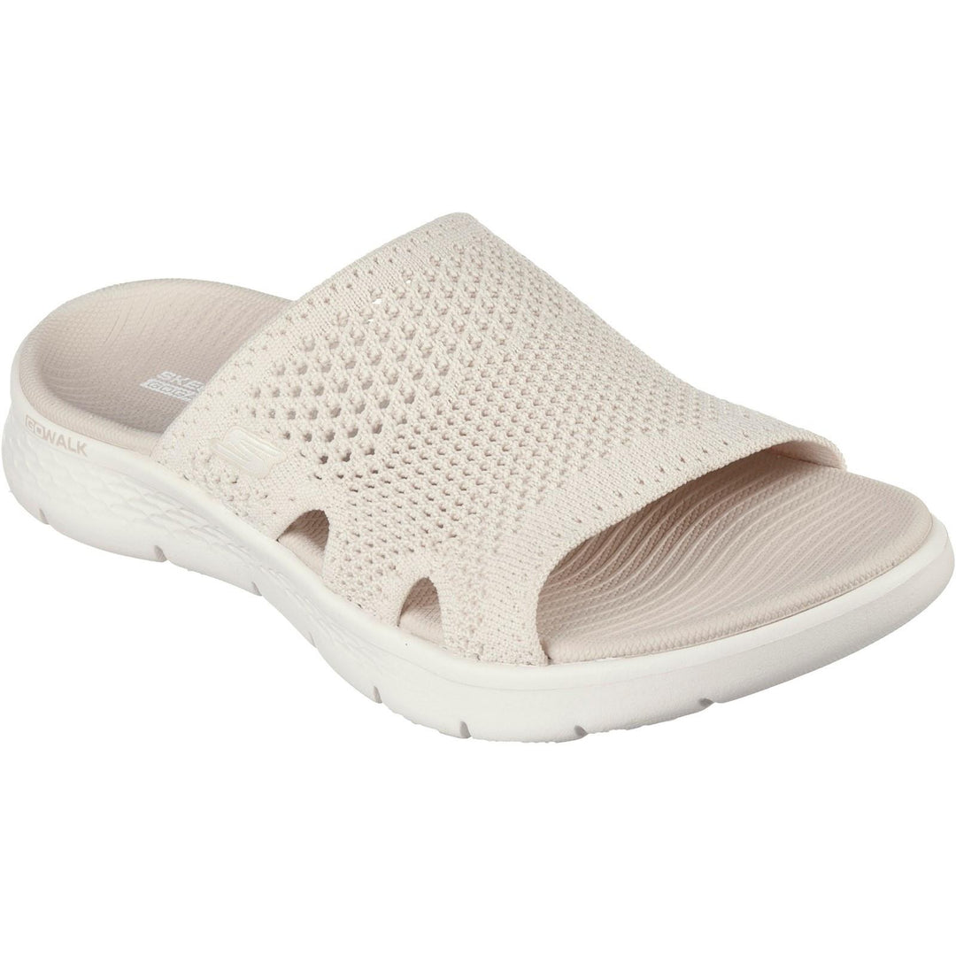 Women's Wide Fit Skechers 141425 Go Walk Flex Elation Sandals in Black - Image 10