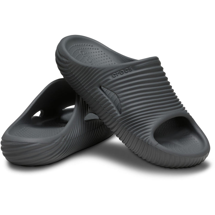 Women's Crocs 210333 Mellow Tide Recovery Slippers in Slate Grey - Image 1