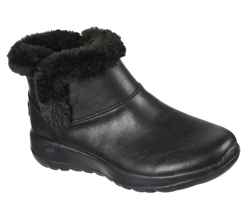 Women's Wide Fit Skechers 144013 On The Go Joy Endeavor Boots in Black - Image 3