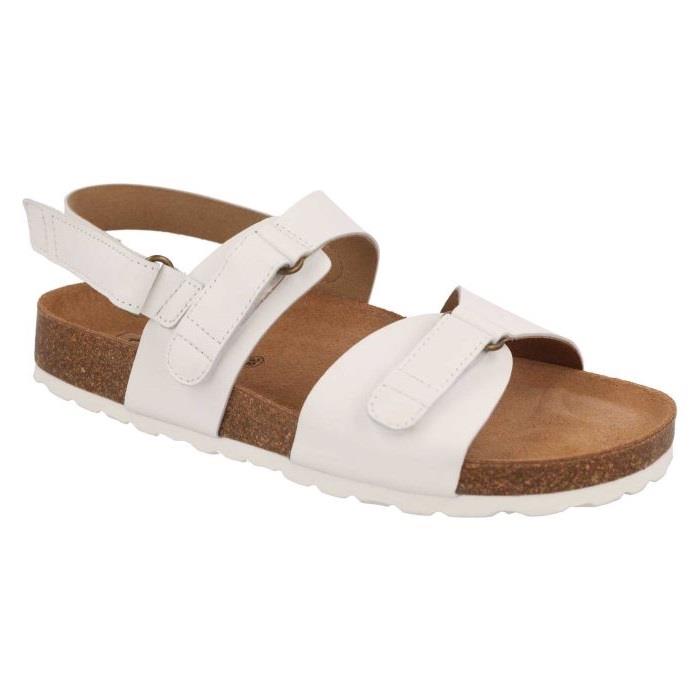 Women's Wide Fit DB Nettle Sandals in Tan Leather - Image 7