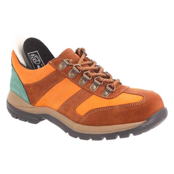 Women's Wide Fit DB Anais Walking Trainers in Black / Multi Suede - Image 1