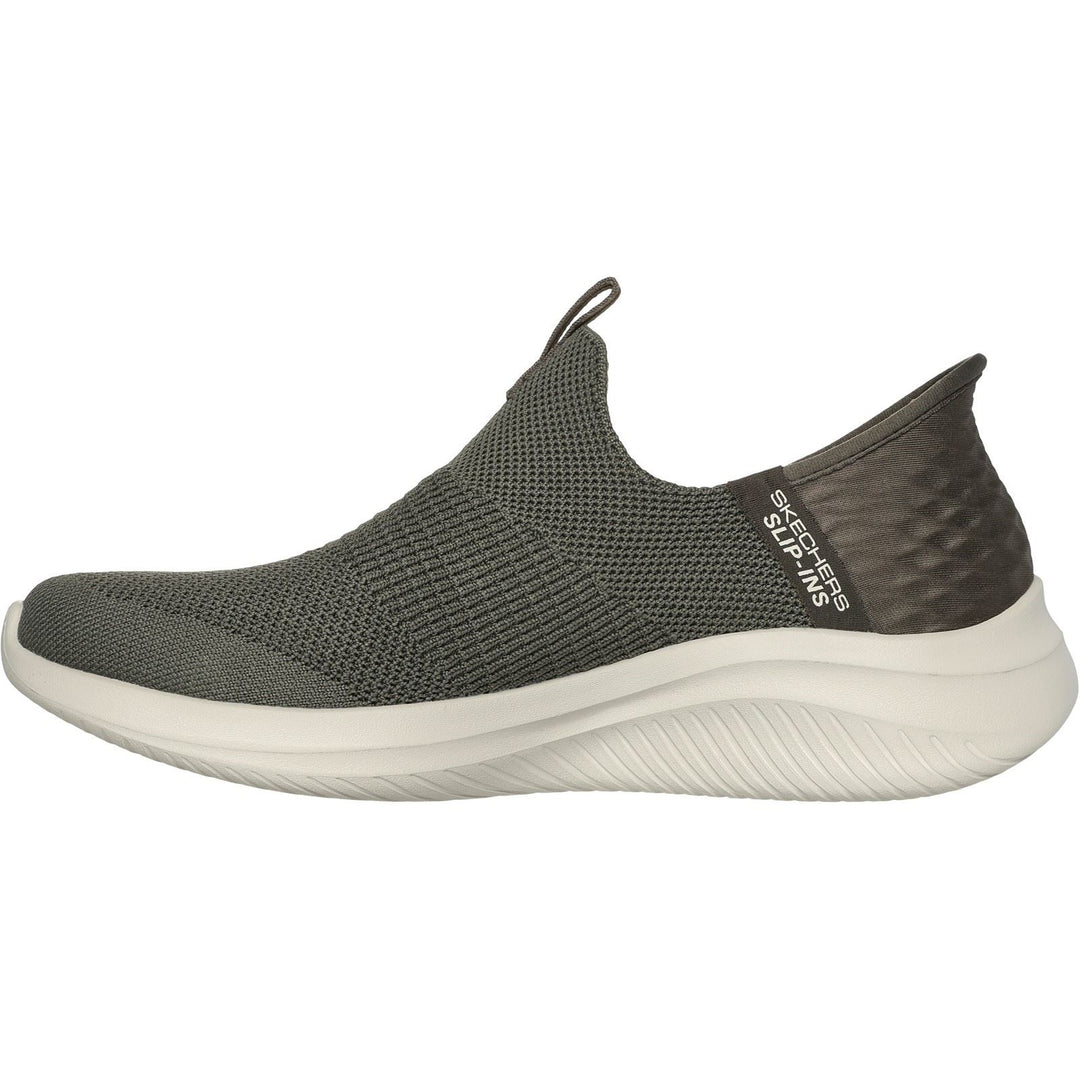 Women's Wide Fit Skechers 149708 Slip-ins Ultra Flex 3.0 Cozy Streak Trainers - Olive in Olive - Image 4