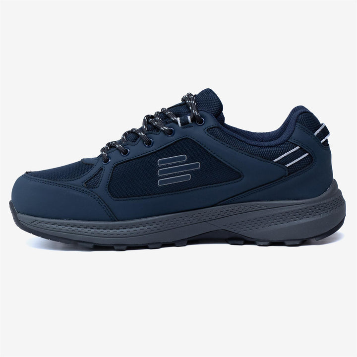 Men's Wide Fit Tredd Well Cloud Walk Trainers - Navy in Navy - Image 1