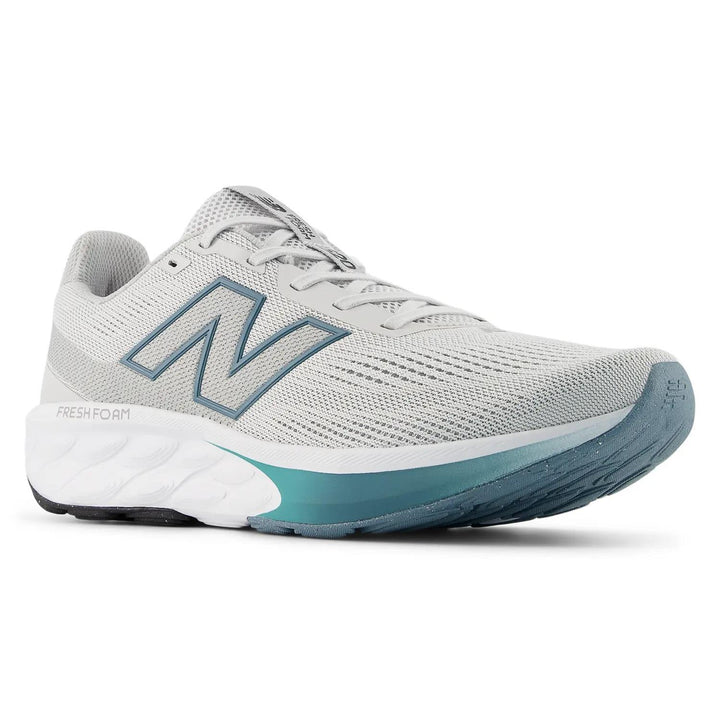 Women's Wide Fit New Balance M5206IE Walking/Running Trainers - Fresh Foam in Light Grey/Teal - Image 1