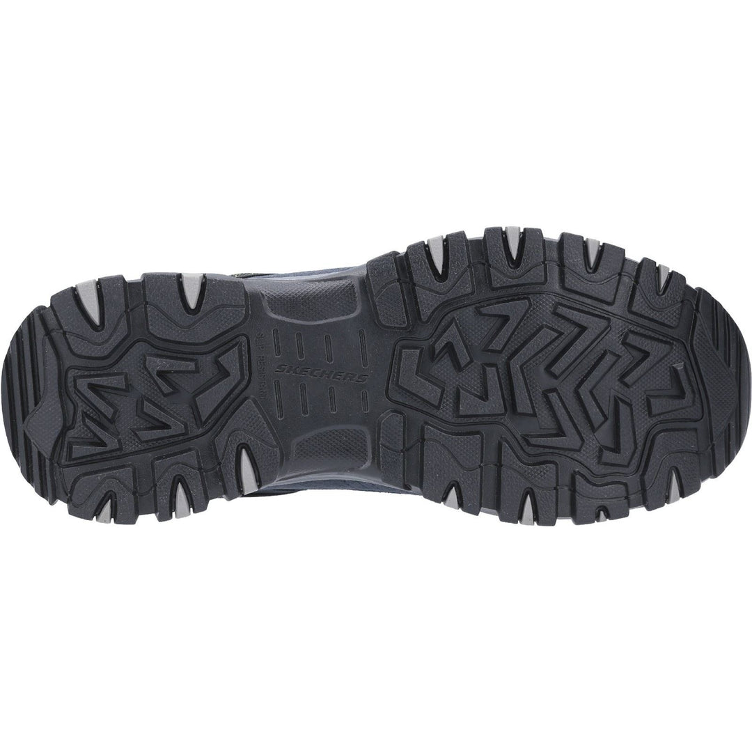 Men's Wide Fit Safety Skechers 77183EC Greetah Lace Up Hiker Composite Toe Trainers in Navy/Black - Image 5