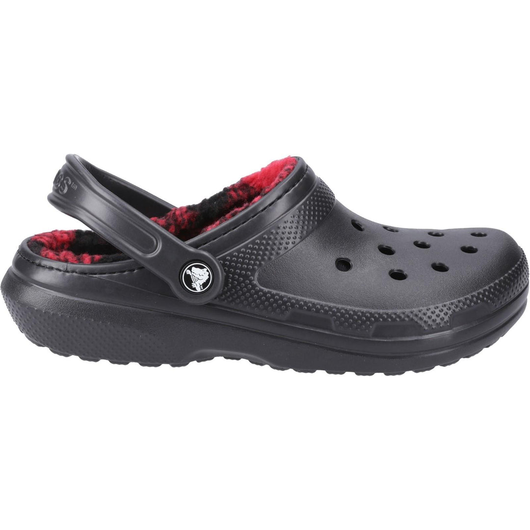 Men's Crocs 210738 Classic Lined Clog Sandals in Black/Buffalo - Image 2