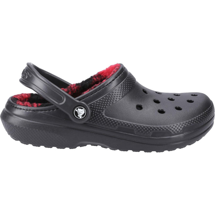 Men's Crocs 210738 Classic Lined Clog Sandals in Black/Buffalo - Image 1