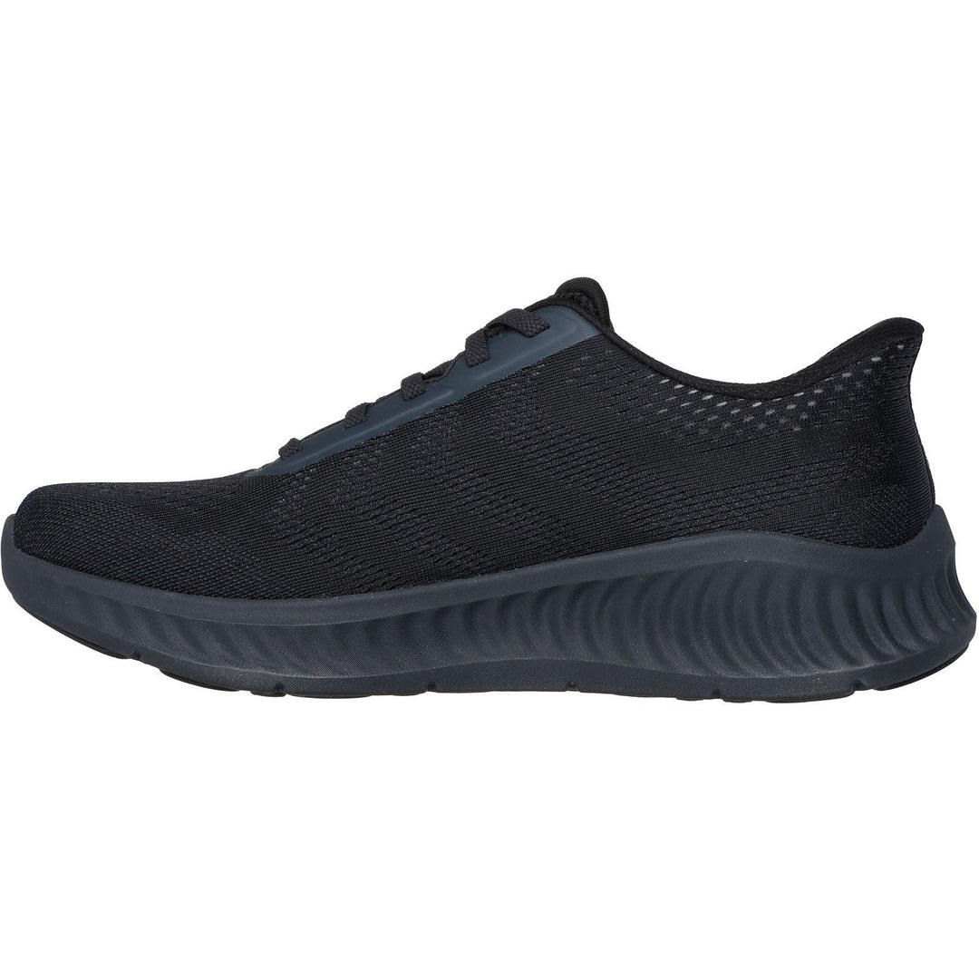 Men's Wide Fit Skechers 216375 Slip-ins Go Walk Now Payton Trainers in Black - Image 4