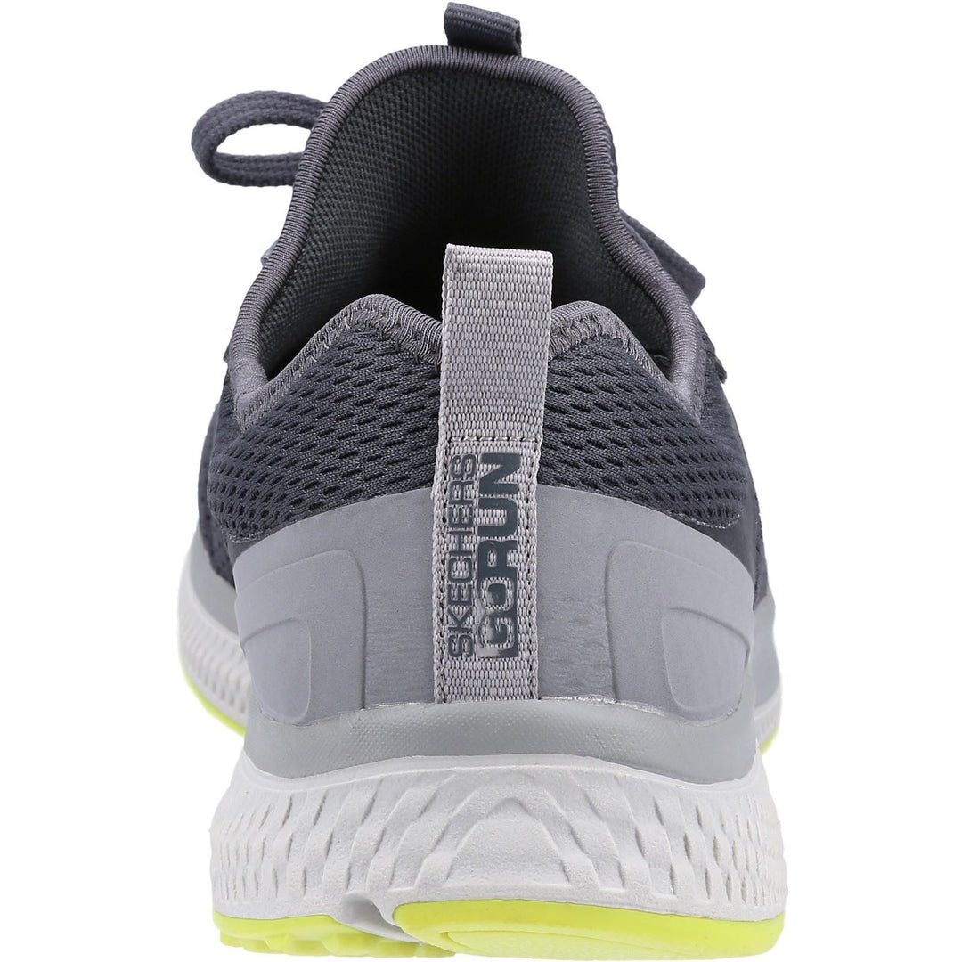 Men's Wide Fit Skechers 220102 GOrun Consistent Trainers - Charcoal/Lime in Charcoal/Lime - Image 6