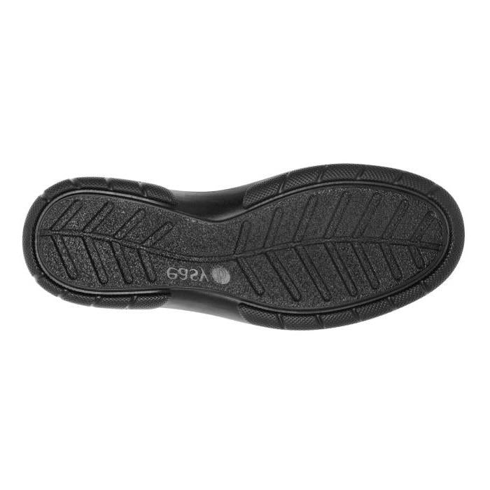 Men's Wide Fit DB Kelvin Slippers in Black Textile - Image 1